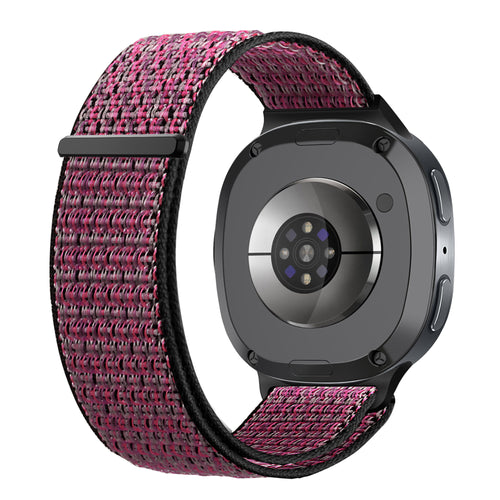  Samsung Galaxy Watch 8 - 40mm nylon bandje (true berry)