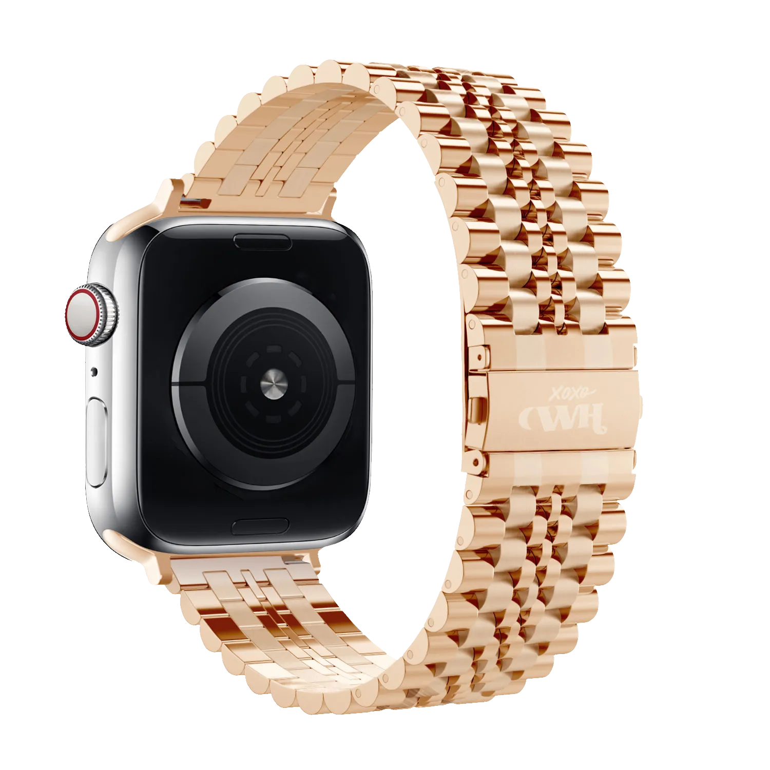 xoxo Wildhearts Apple Watch stalen bandje (roségoud)