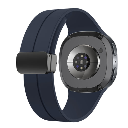  Samsung Galaxy Watch 8 Classic D-buckle siliconen bandje (donkerblauw)