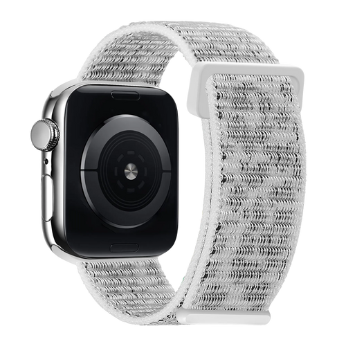 xoxo Wildhearts Apple Watch nylon  bandje (white leopard)