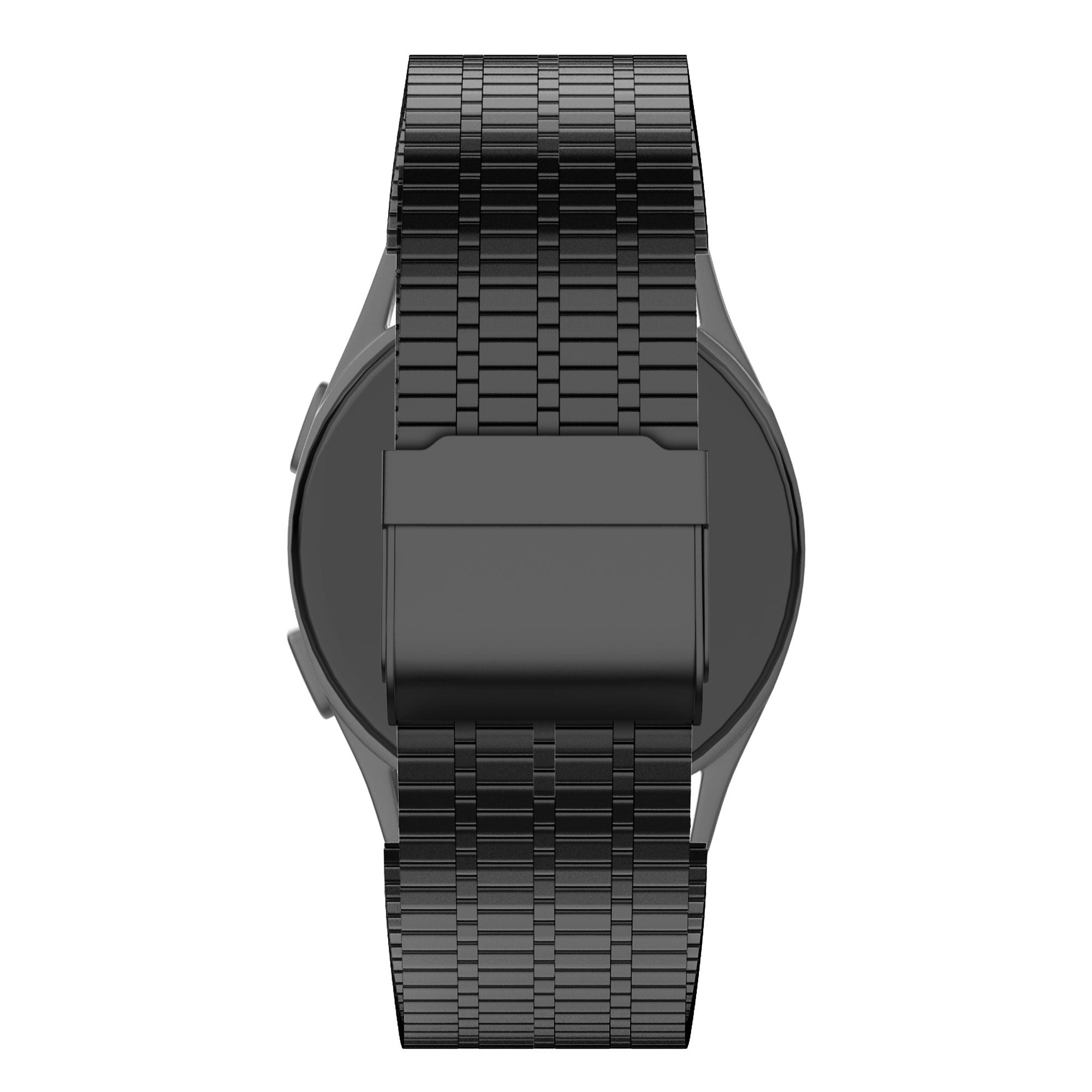 Bandz Huawei Watch 5 - 46mm verstelbare stalen band (zwart)