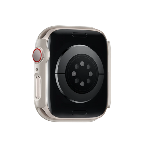 Bandz Apple Watch 10 & 11 - 46mm PC hoesje met glas (titanium)