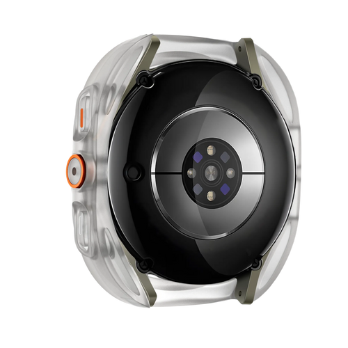 Bandz Samsung Galaxy Watch 7 - 44mm square PC hoesje met glas (frost)