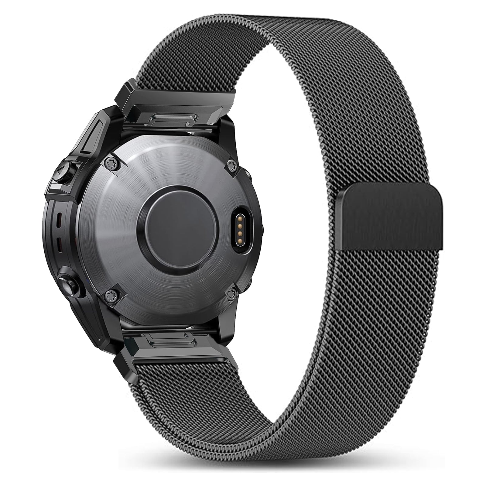 Garmin Forerunner 970 premium Milanese band (zwart)