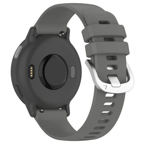 Garmin Approach S42 siliconen classic bandje (donkergrijs)