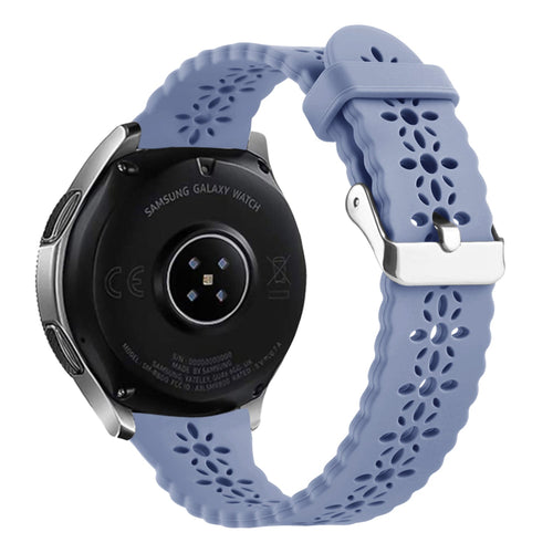Withings Steel HR - 40mm Patterned Silicone Strap (Lavender Grey)