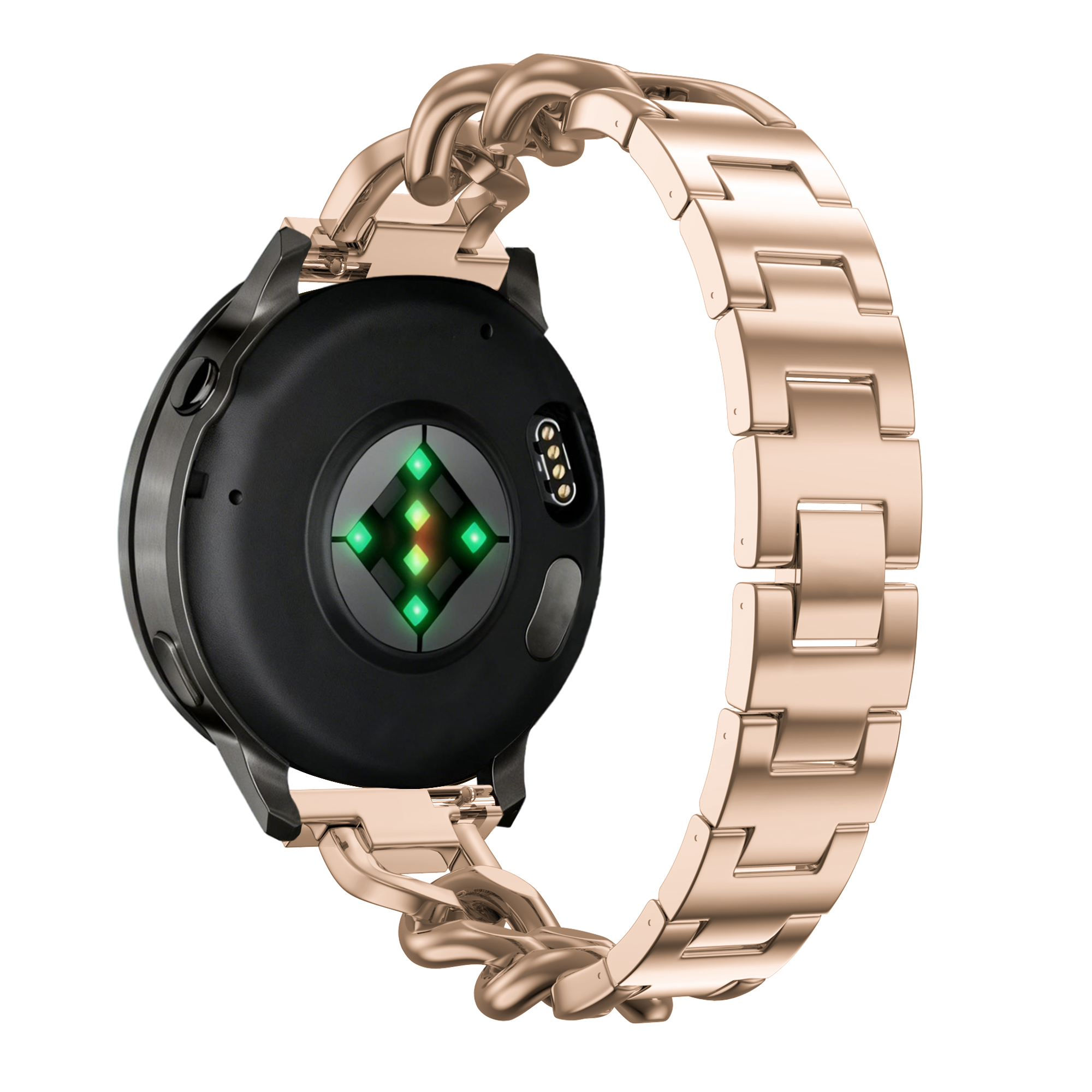 Bandz Withings ScanWatch 2 - 38mm metalen band 'Chains' (roségoud)
