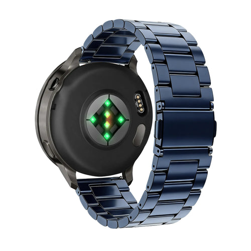 Bandz Garmin Vivomove 3 Steel Strap 'Classic' (Blue)