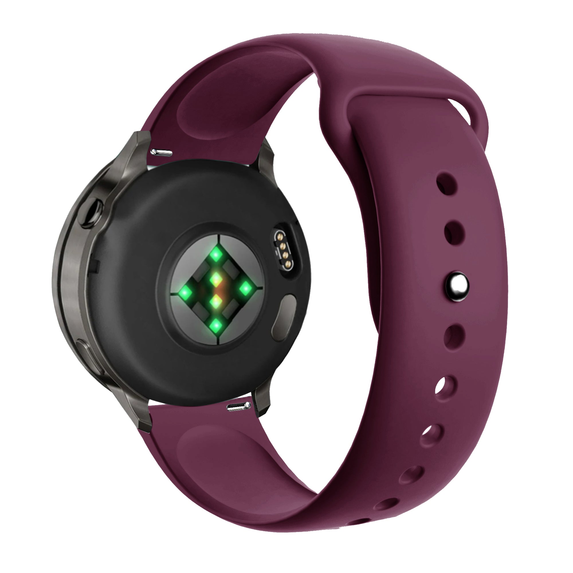 Bandz Garmin Forerunner 255s sport band 'Deluxe' (wijnrood)