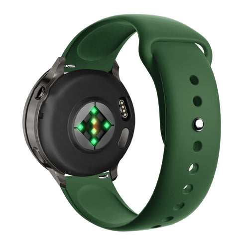 Bandz Garmin Forerunner 570 - 47mm sport band 'Deluxe' (legergroen)