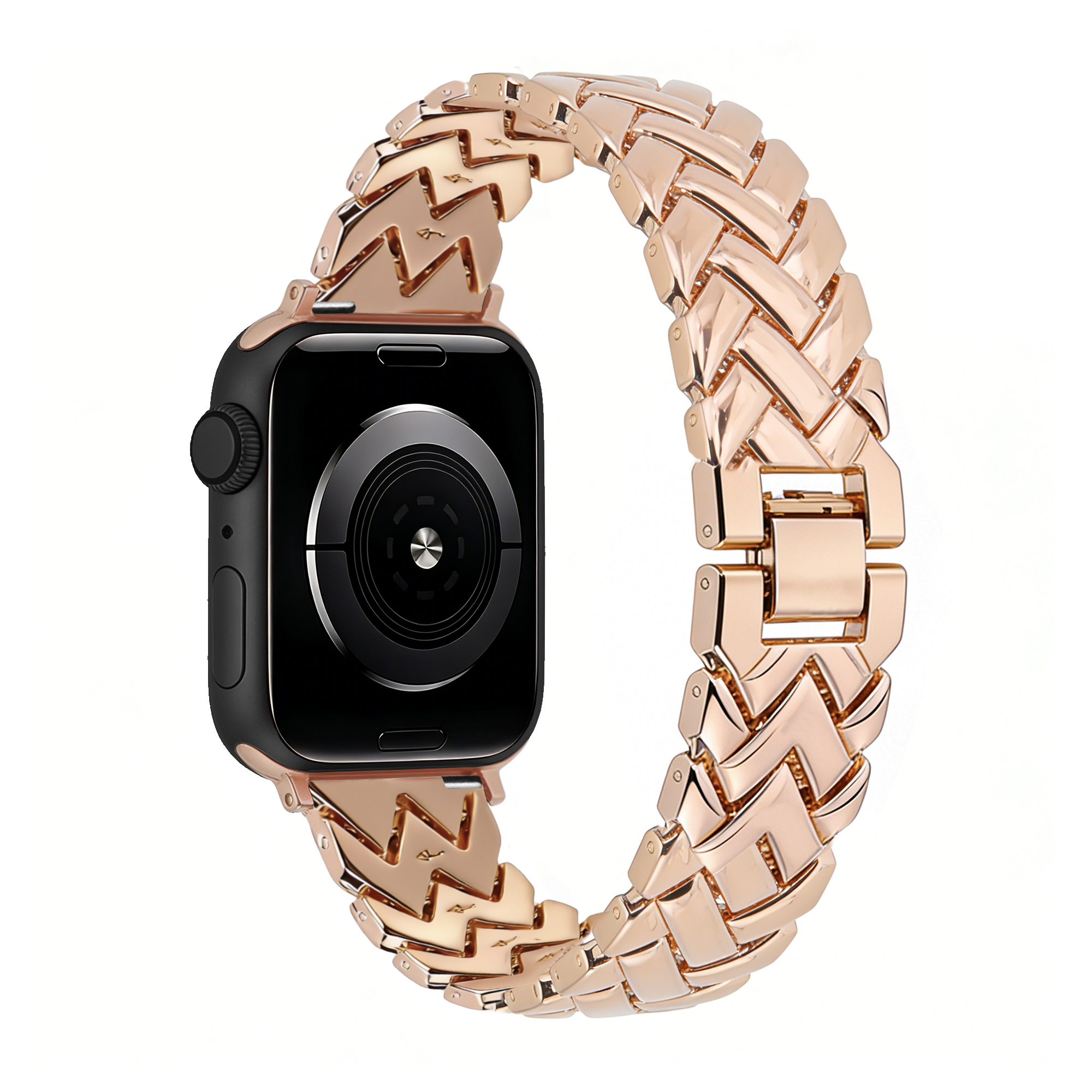 Bandz Apple Watch metalen band 'V-type' (roségoud)