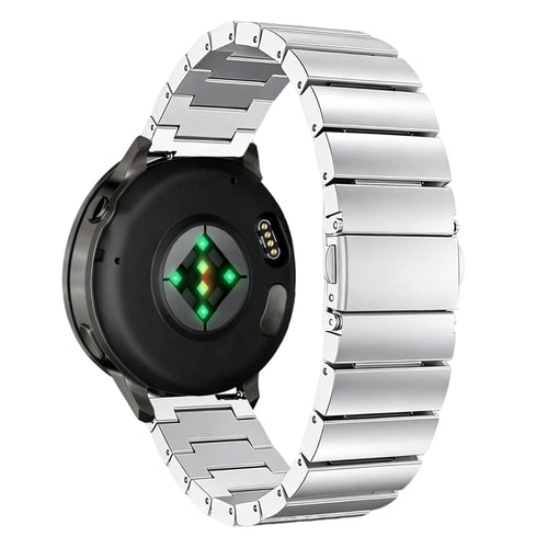 Bandz Garmin Venu SQ 2 stalen band 'One Bead' (zilver)