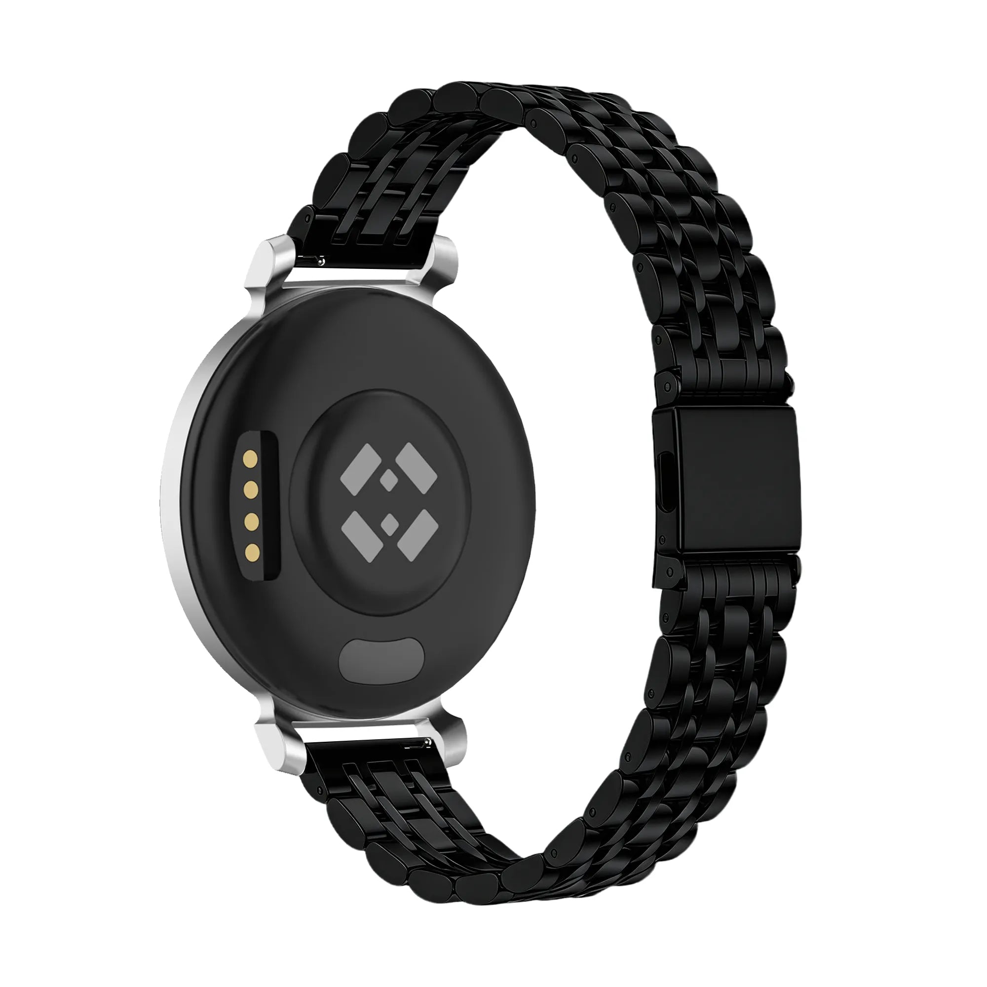 Bandz Zenwatch Lily stalen band 'Deluxe' (zwart)