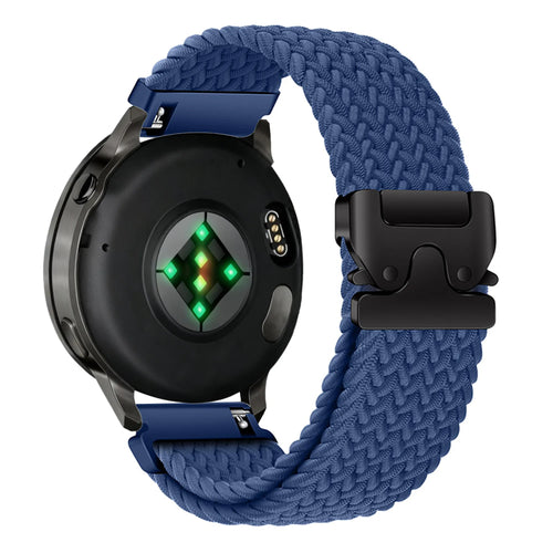 Bandz Garmin Venu 3 gevlochten band 'Parachute' (blauw)