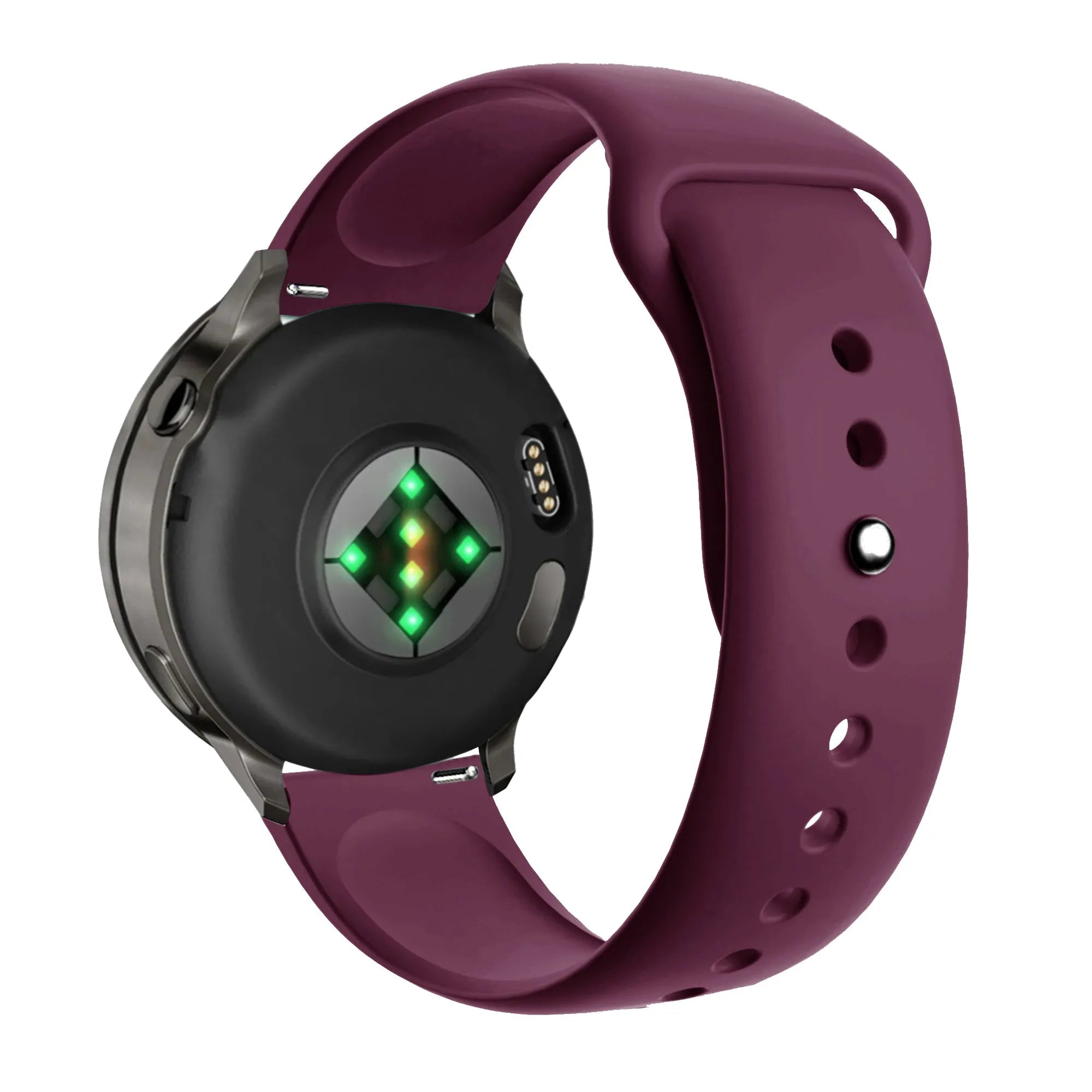 Bandz Garmin Forerunner 265s sport band 'Deluxe' (wijnrood)