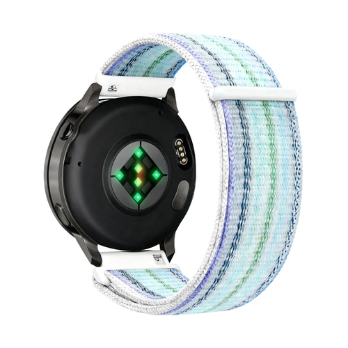 Bandz Garmin Forerunner 265s nylon loop band (gestreept blauw)
