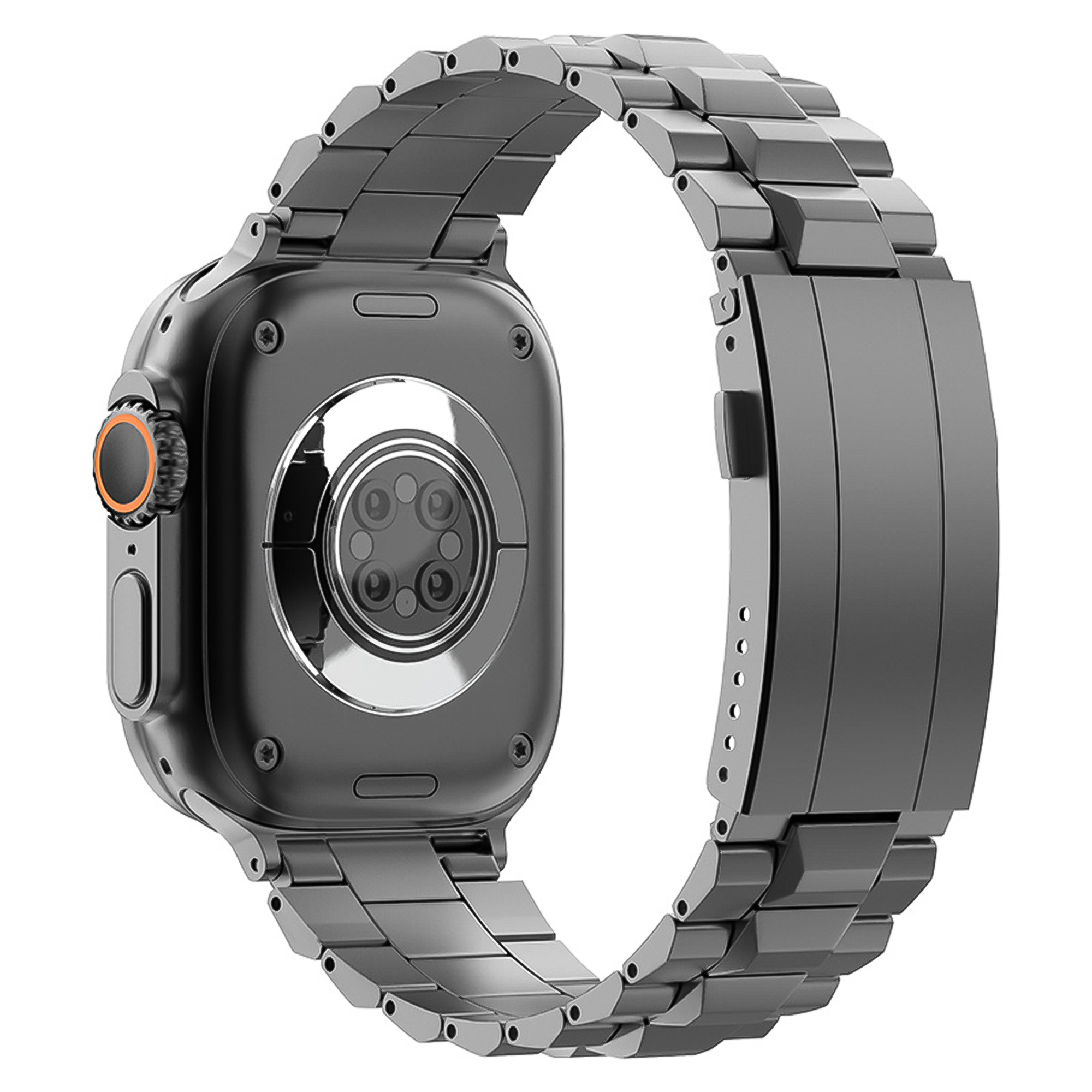 Bandz Apple Watch Ultra titanium band 'Deluxe' (grafiet)