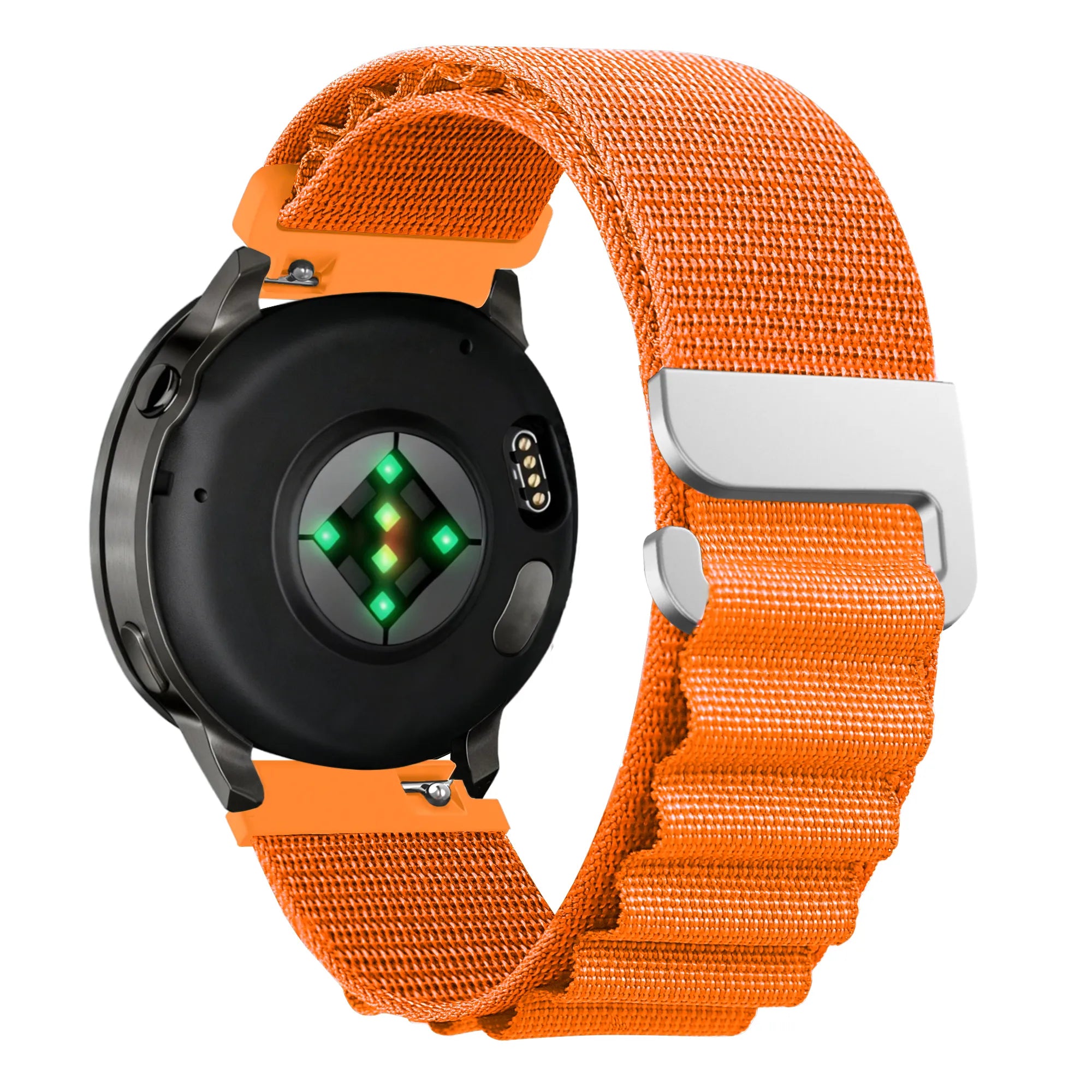 Bandz Garmin Forerunner 265 Alpine Nylon Strap (Orange)