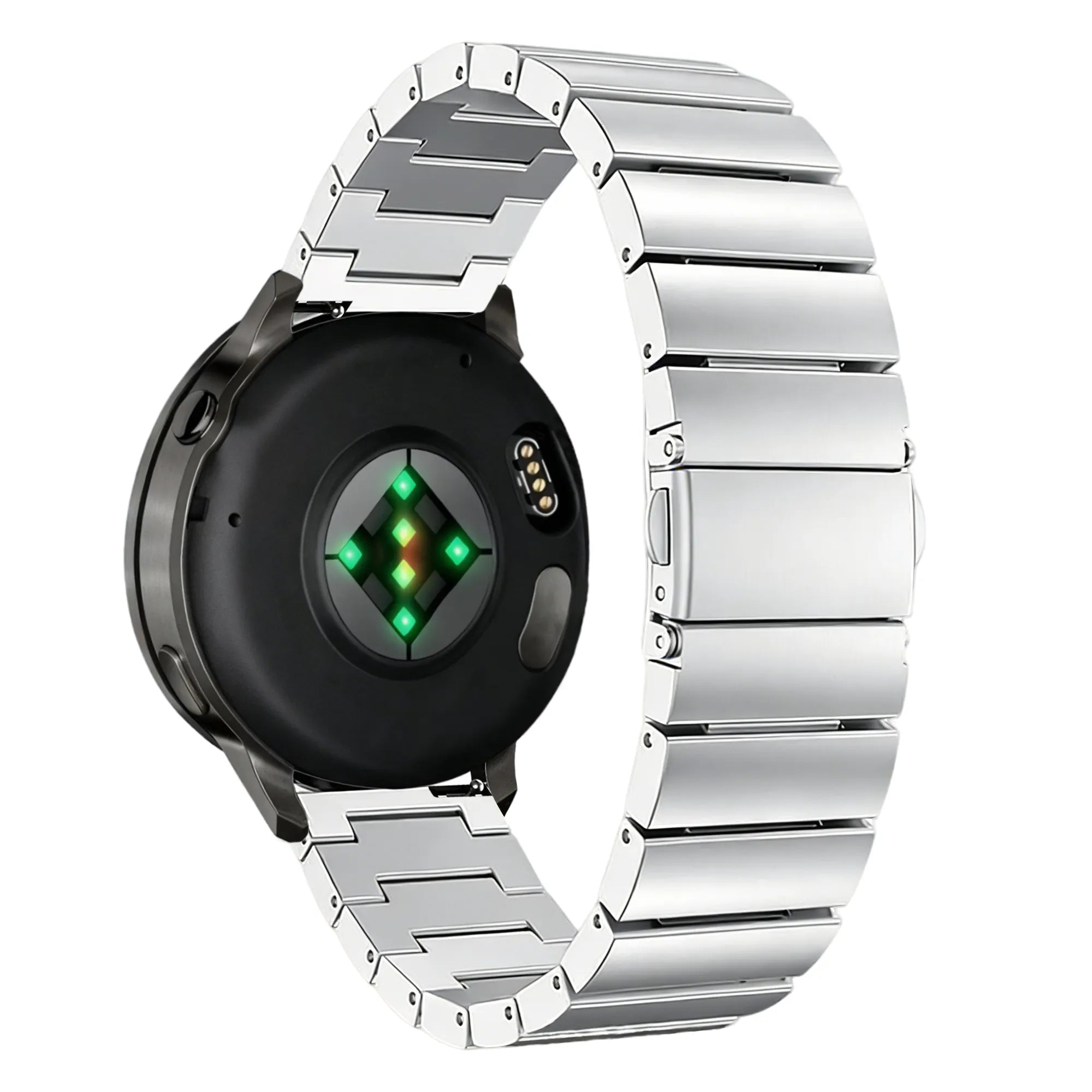 Bandz Garmin Venu 2 Steel Strap 'One Bead' (Silver)