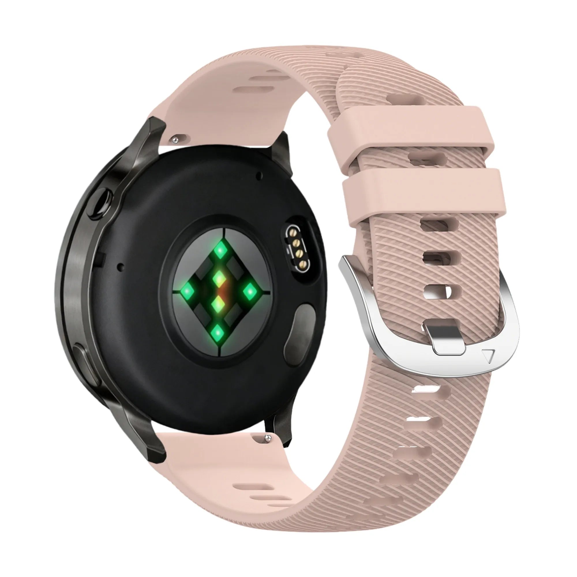 Bandz Garmin Venu 3s siliconen band 'Deluxe' (lichtroze)