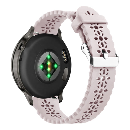 Bandz Garmin Bounce 2 Silicone Strap 'Lace' (Pink)
