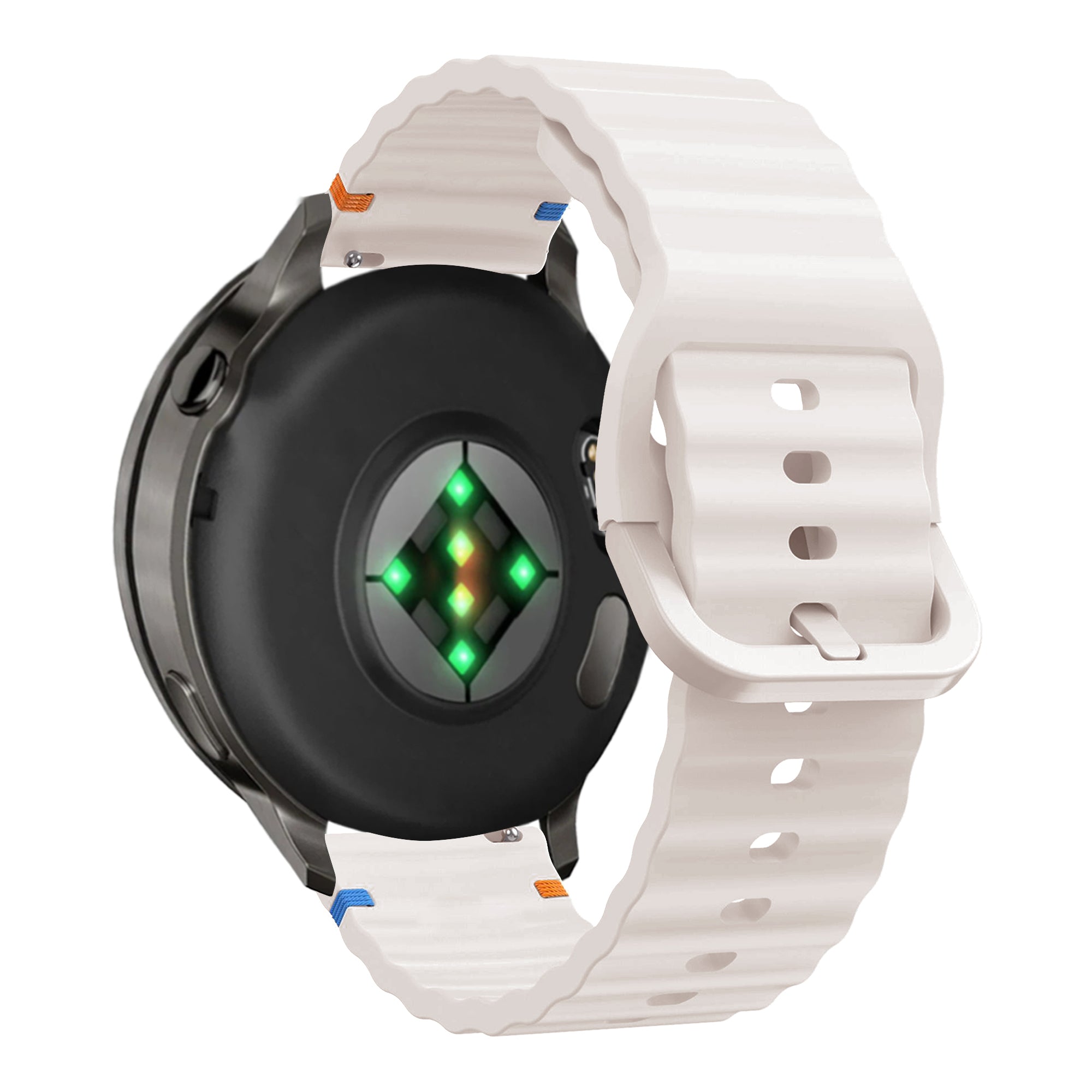 Bandz Garmin Forerunner 255s siliconen band 'Wave' (sterrenlicht)