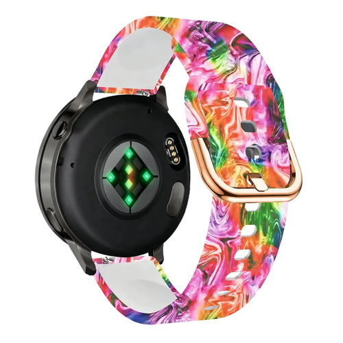 Bandz Garmin Venu 3s Silicone Strap 'Colourful'