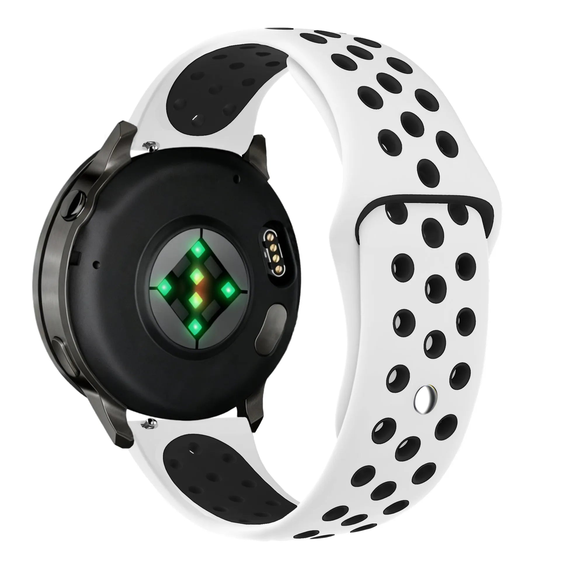 Bandz Garmin Vivoactive 4 Sport Strap 'Deluxe' (White/Black)