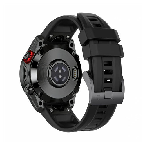 Bandz Garmin D2 Mach 1 Pro siliconen band 'Classic' (zwart)