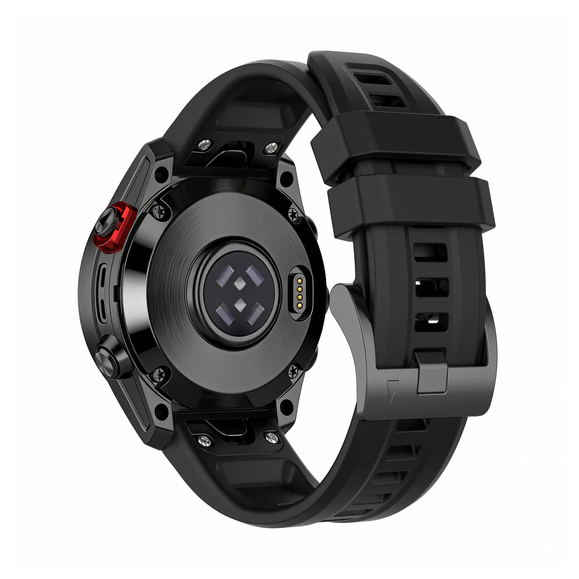 Bandz Garmin Fenix 7x siliconen band 'Classic' (zwart)