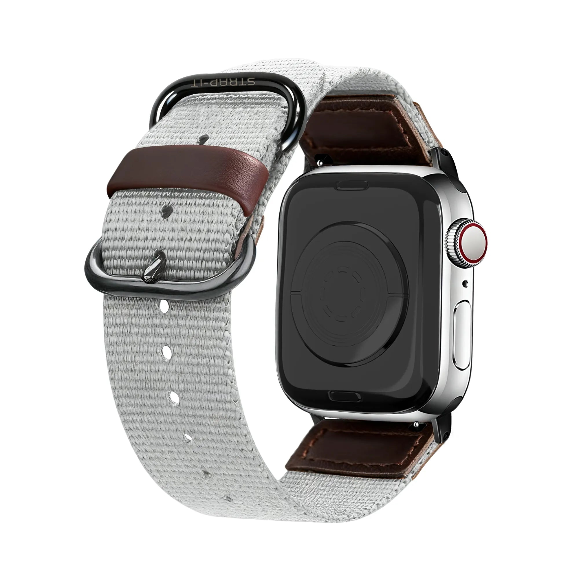 Apple Watch canvas bandje (grijs)