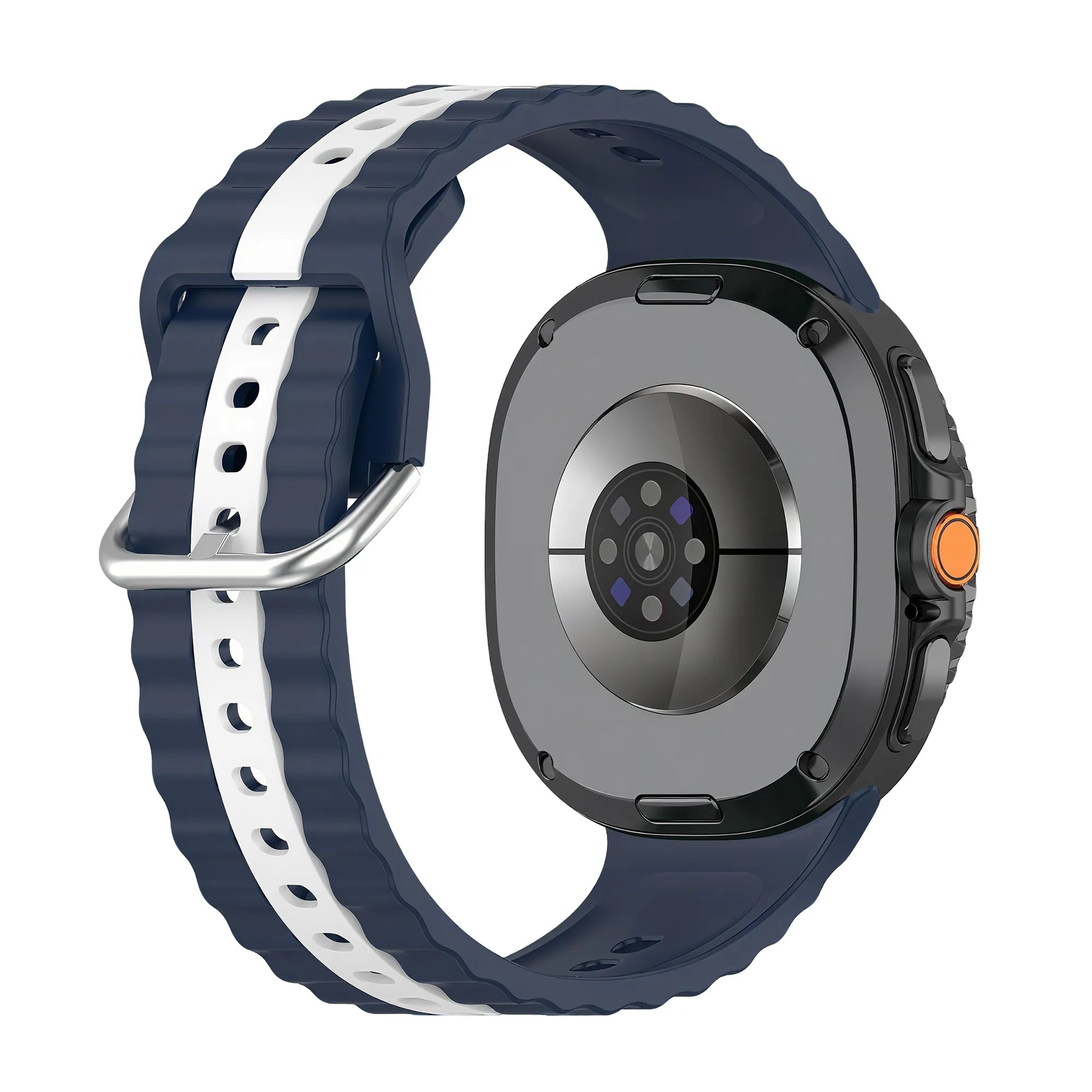 Samsung Galaxy Watch 8 Classic dual sport band (blauw/wit)