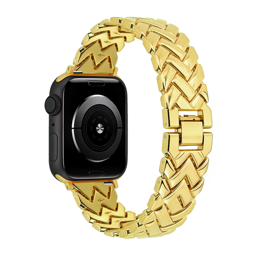 Bandz Apple Watch Metal Strap 'V-Type' (Gold)