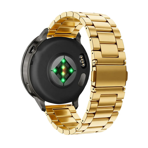 Bandz Garmin Vivomove 3 Steel Strap 'Classic' (Gold)