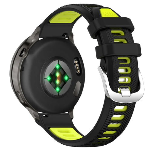 Bandz Garmin Vivoactive 4s sport band met gesp (zwart/geel)
