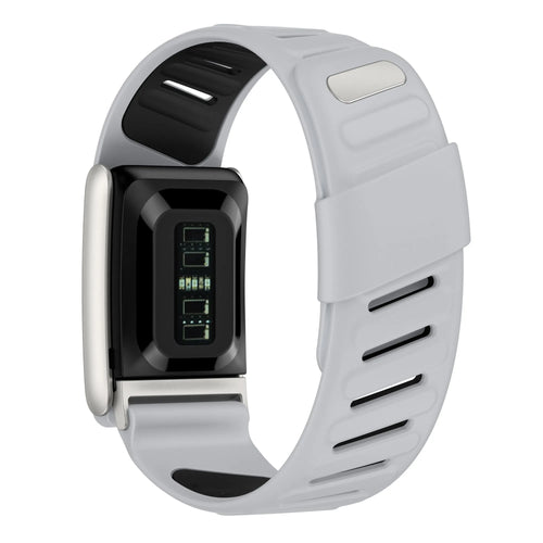 Whoop 5.0 Sport Strap (Light Grey/Black)