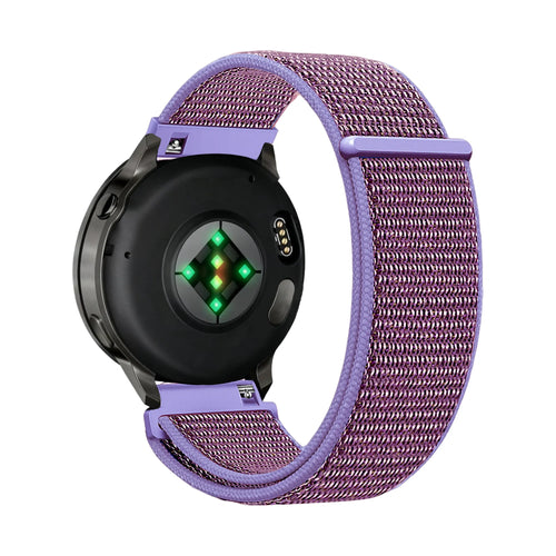 Bandz Garmin Forerunner 265s Nylon Loop Strap (Lilac)