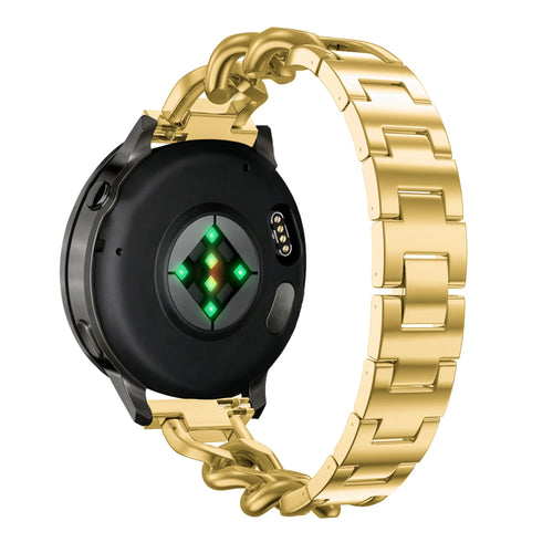 Bandz Huawei Watch GT 5 - 41mm metalen band 'Chains' (goud)