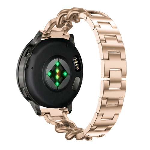 Bandz Garmin Venu SQ 2 Metal Strap 'Chains' (Rose Gold)