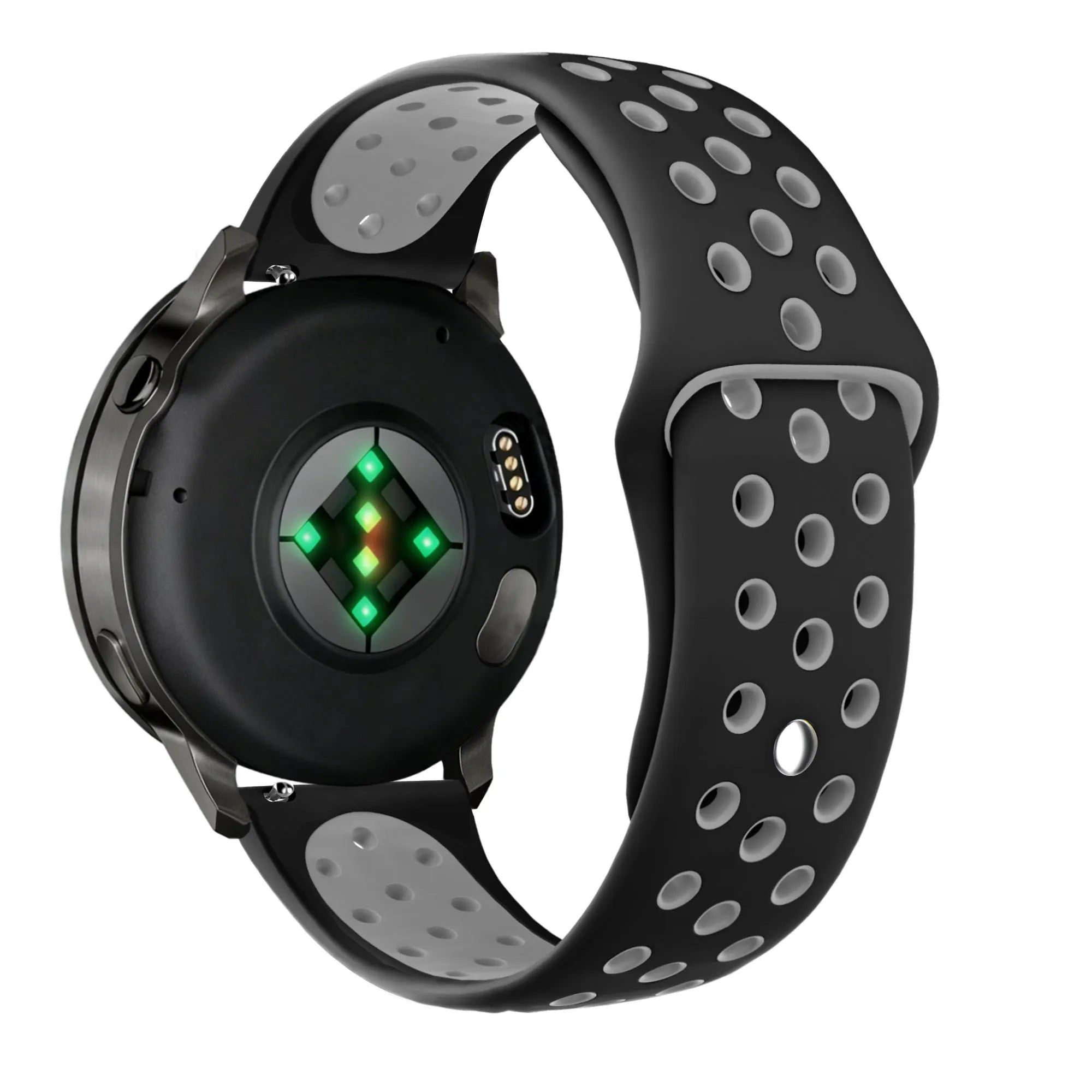 Bandz Garmin Forerunner 255 sport band 'Deluxe' (zwart/grijs)
