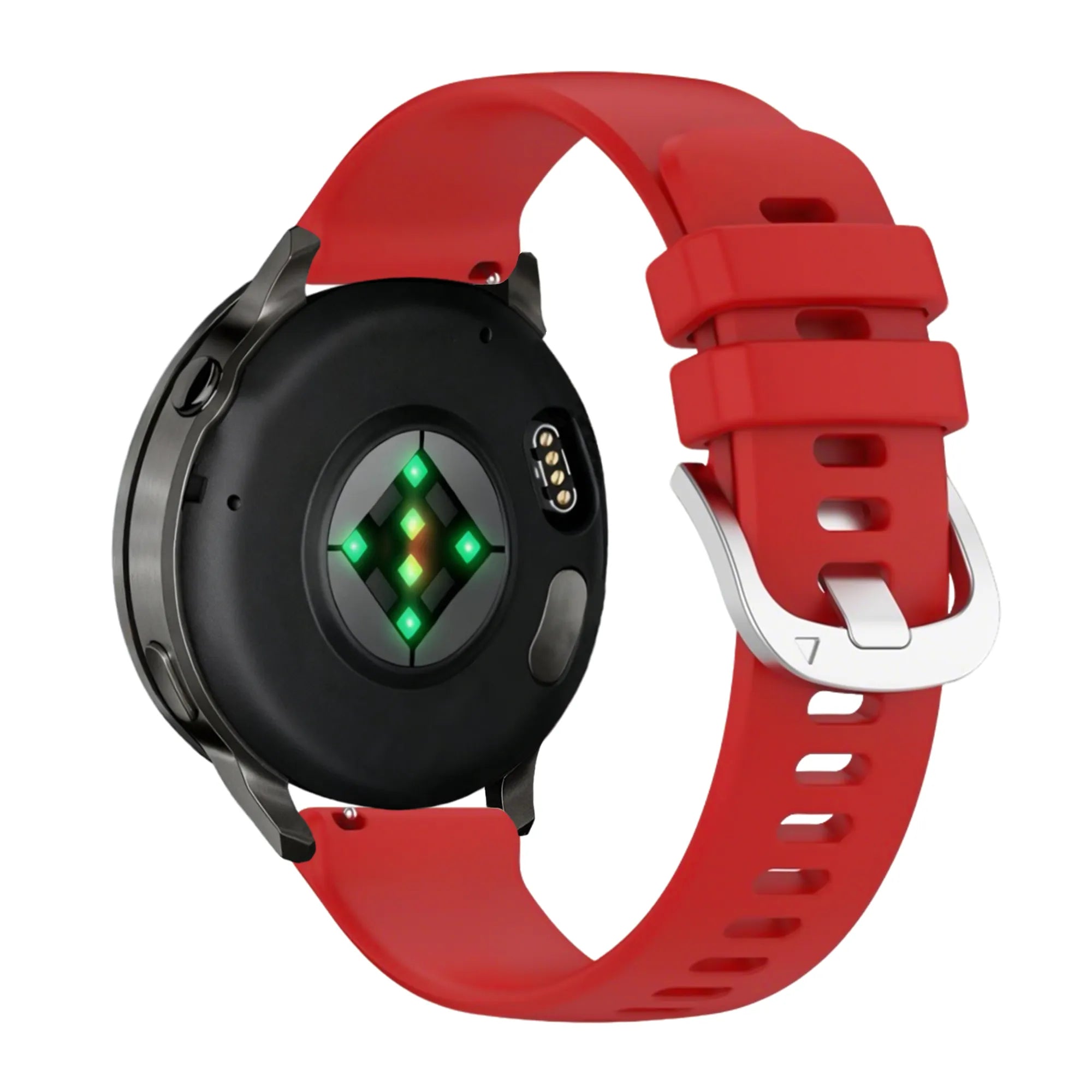 Bandz Garmin Forerunner 265s siliconen band 'Classic' (rood)