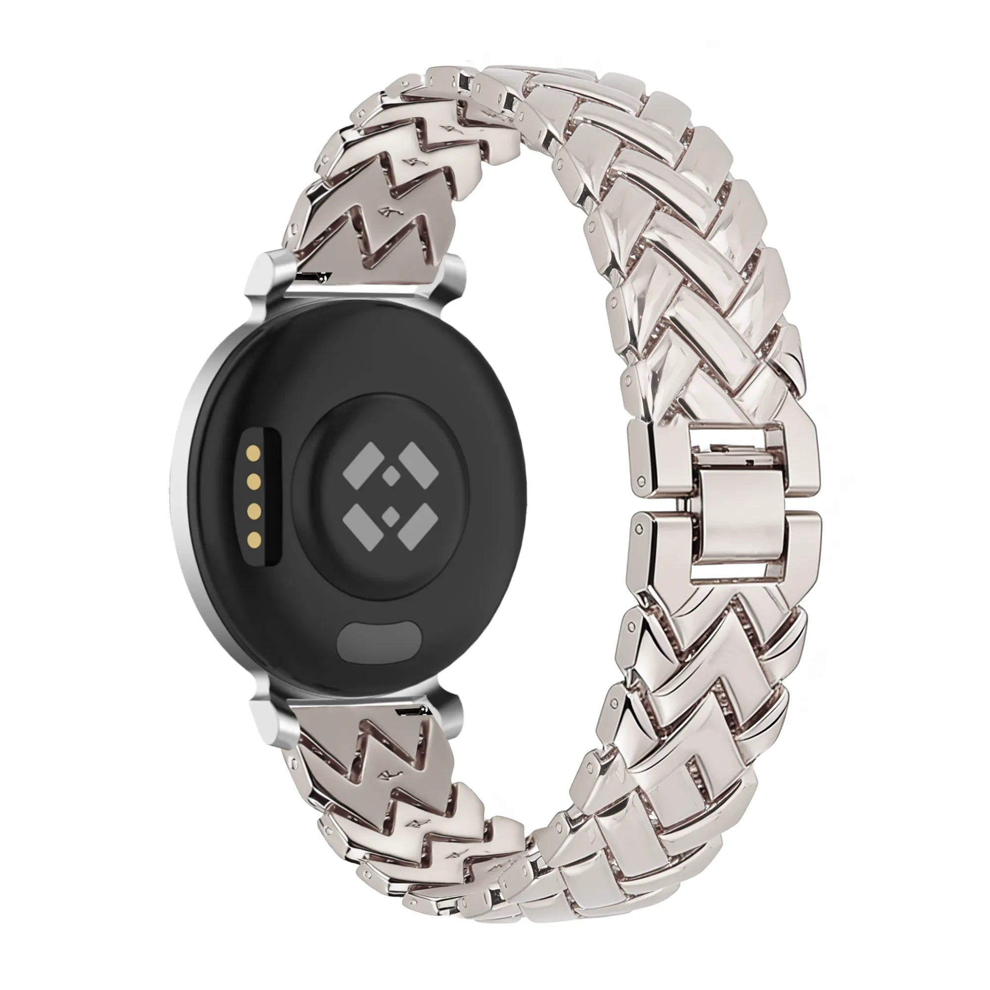 Bandz Garmin Lily 2 metalen band 'V-type' (sterrenlicht)