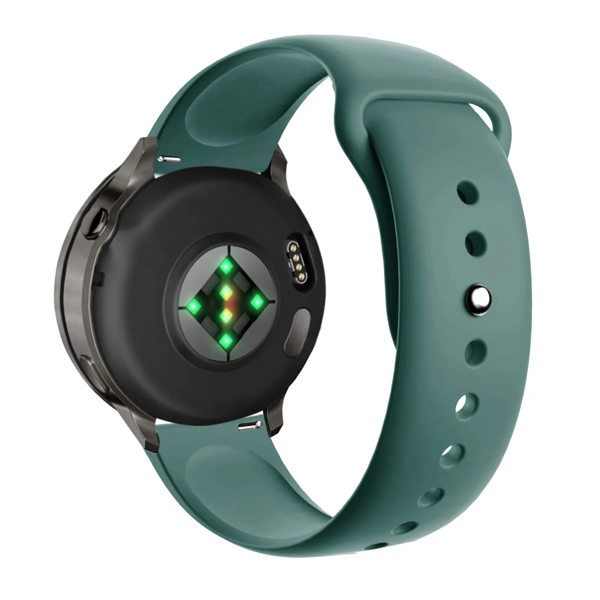 Bandz Garmin Forerunner 265s sport band 'Deluxe' (dennengroen)