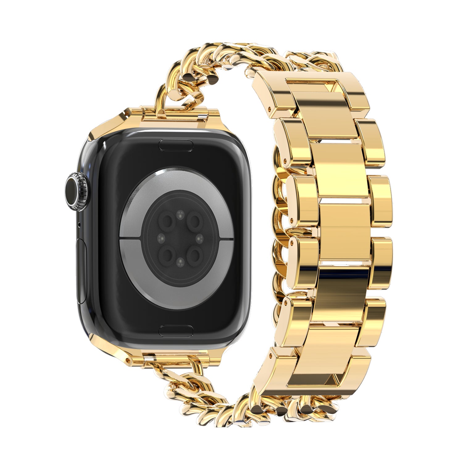 Bandz Apple Watch stalen band 'Double Tour' (goud)