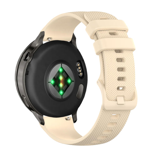 Bandz Garmin Forerunner 255 Silicone Strap 'Premium' (Beige)