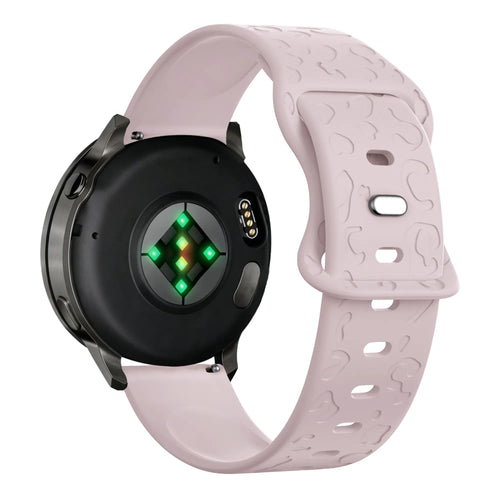 Bandz Garmin Approach S12 siliconen band 'Leopard' (roze)