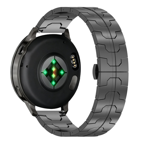 Bandz Garmin Forerunner 265 Steel Strap 'Iron' (Black)