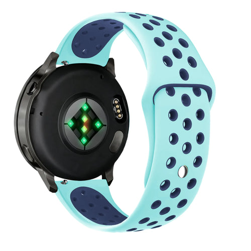 Bandz Garmin Venu 2 Plus Sport Strap 'Deluxe' (Aqua/Blue)
