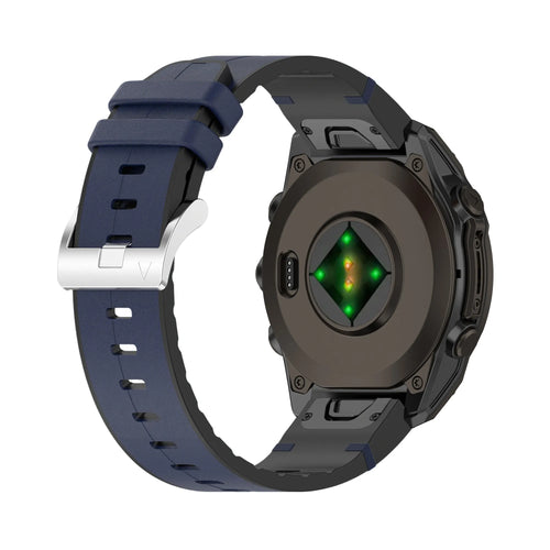 Garmin Epix Gen 2 (47mm) Leather Hybrid Strap (Blue)