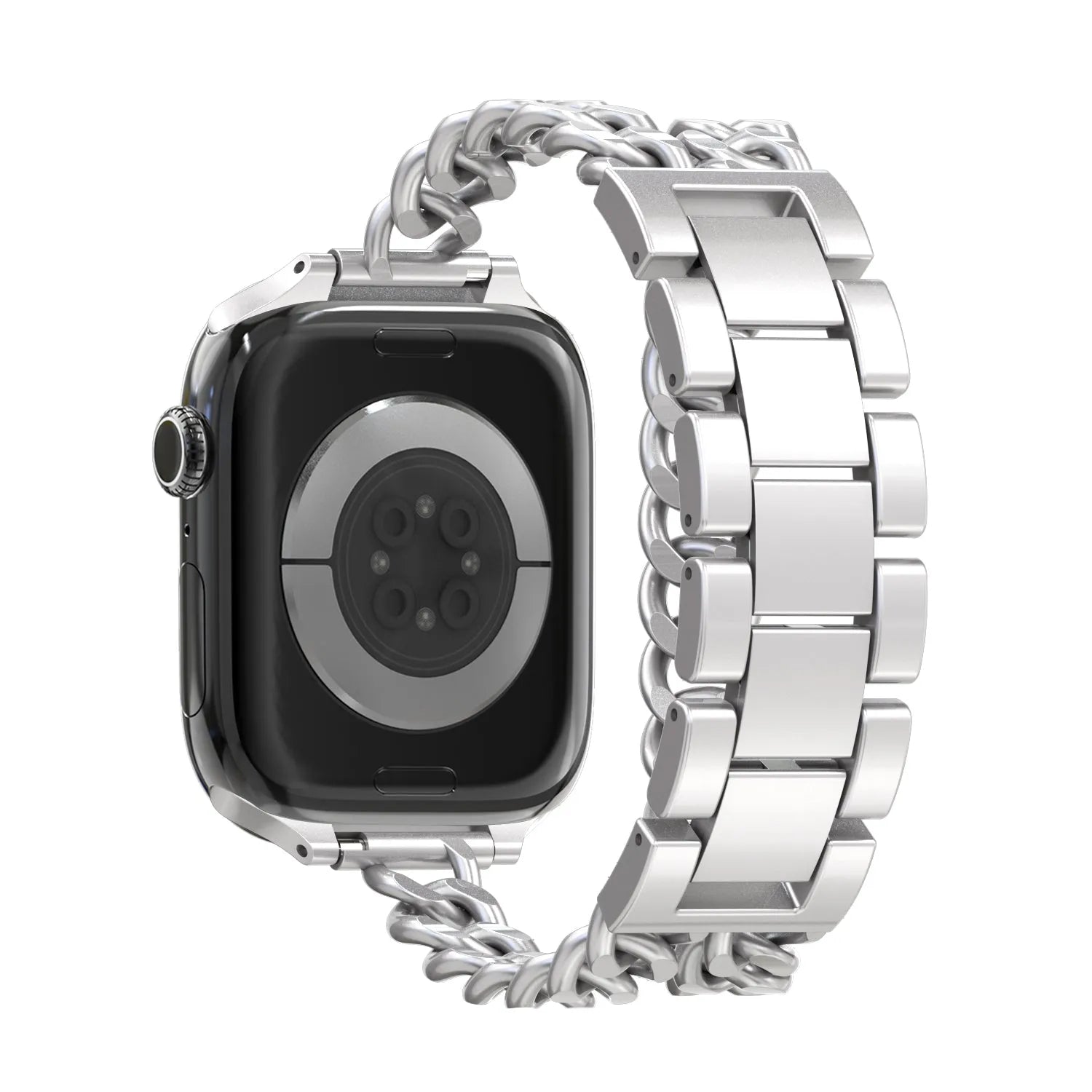 Bandz Apple Watch stalen band 'Double Tour' (sterrenlicht)